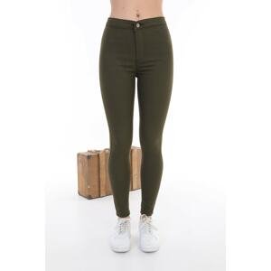 BİKELİFE női Khaki Lycra leggings nadrág