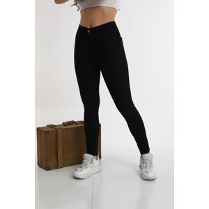 BİKELİFE Women's Black Lycra Leggings Pants