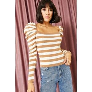 Lafaba Sweater - Brown - Regular fit