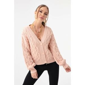 Lafaba Cardigan - Pink - Regular fit