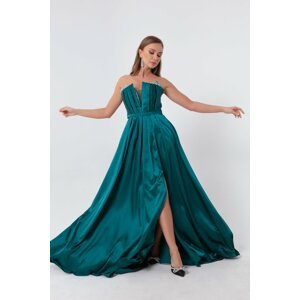 Lafaba Evening & Prom Dress - Green - Wrapover