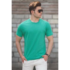 Madmext Men's Basic Green T-Shirt 5268