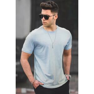 Madmext Men's Light Blue T-Shirt 4951