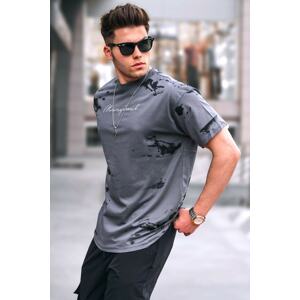 Madmext Men's Smoky Over Fit T-Shirt 5207