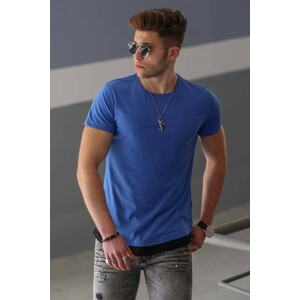 Madmext Basic Sax Men's T-Shirt 4465