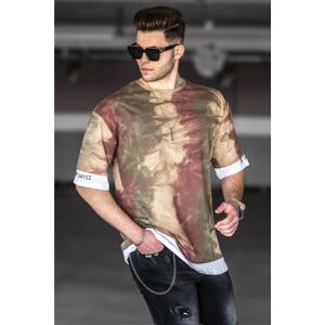 Madmext Men's Khaki T-Shirt 4975