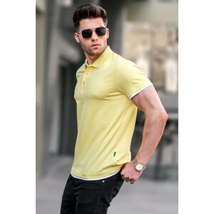 Madmext Yellow Basic Polo T-Shirt 5885