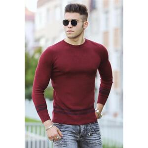 Madmext Sweater - Burgundy - Regular fit