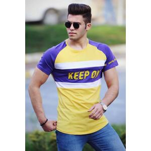 Madmext Men's Yellow T-shirt - 3031