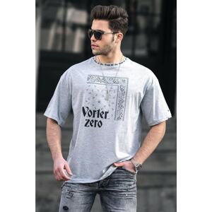 Madmext Men's Gray T-Shirt 4964