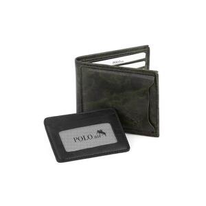 Polo Air Men's Sports Wallet with Card Holder Khaki Green
