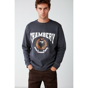 GRIMELANGE Chambery Regular Relaxed Sweatshirt in Anthracit