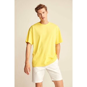 GRIMELANGE Jett Oversize Chick Yellow T-shirt