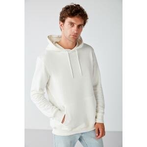 GRIMELANGE Sweatshirt - Ecru - Relaxed fit