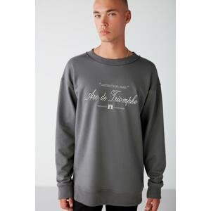 GRIMELANGE Sweatshirt - Gray - Oversize