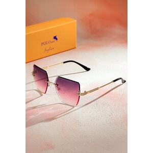Polo Air Crystal Square Women's Sunglasses Pink Color