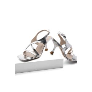 Marjin High Heels - Silver - Stiletto Heels