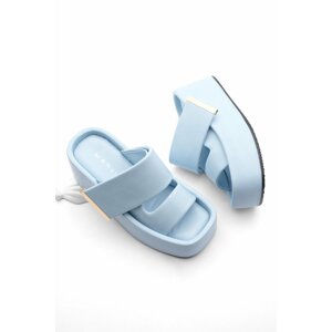 Marjin Mules - Blue - Wedge