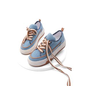 Marjin Sneakers - Blue - Flat