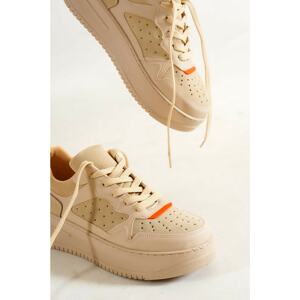 Capone Outfitters Sneakers - Beige - Flat