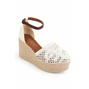 Capone Outfitters Wedge Shoes - White - Wedge
