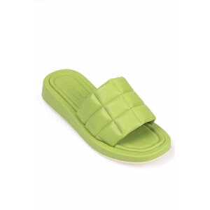 Capone Outfitters Mules - Green - Wedge