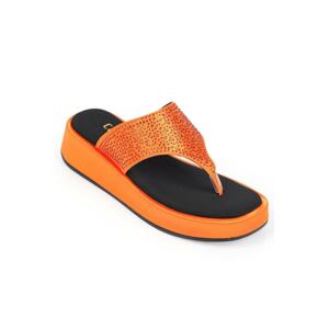 Capone Outfitters Mules - Orange - Flat