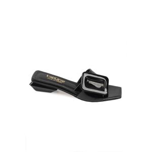 Capone Outfitters Mules - Black - Flat