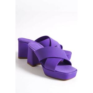 Capone Outfitters Mules - Purple - Block