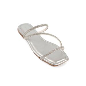 Capone Outfitters Mules - Silver-colored - Flat