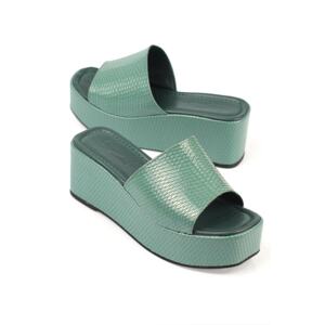 Capone Outfitters Mules - Green - Block