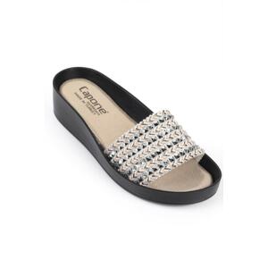 Capone Outfitters Mules - Silver - Flat