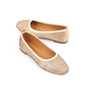 Capone Outfitters Capone Hana Trend Women's Beige Flat Shoes