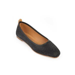 Capone Outfitters Capone Hana Trend Women's Black Flat Shoes