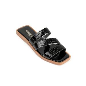 Capone Outfitters Mules - Black - Flat