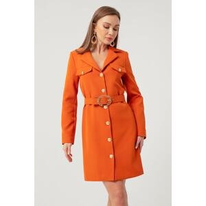 Lafaba Jacket - Orange - Regular fit