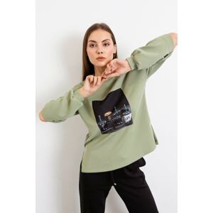 Lafaba Sweatshirt - Green - Regular fit