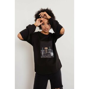 Lafaba Sweatshirt - Black - Regular fit