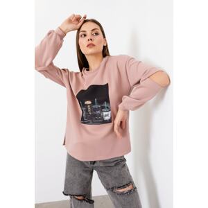 Lafaba Sweatshirt - Pink - Regular fit