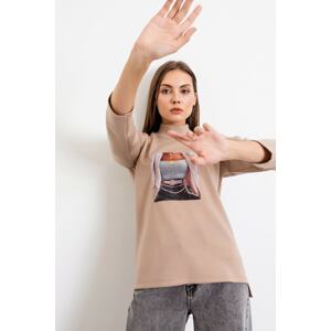 Lafaba Sweatshirt - Brown - Regular fit