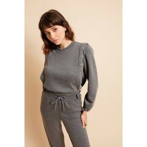 Lafaba Sweatshirt - Gray - Regular fit