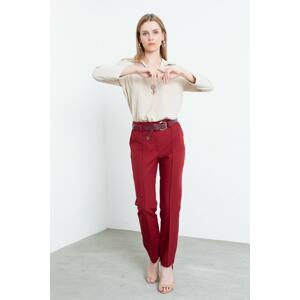 Lafaba Pants - Purple - Cigarette pants