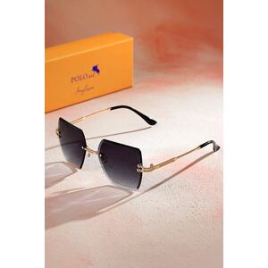 Polo Air Crystal Square Women's Sunglasses Black Color