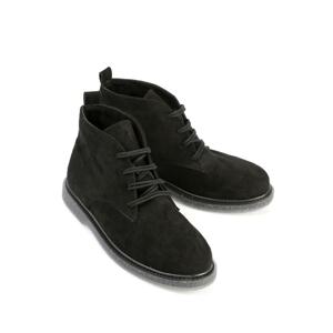 Capone Outfitters Capone Round Toe Ankle-Length Women's Suede Boots with Lace-Up Front.
