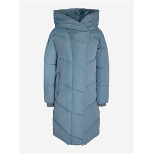 Grey-blue women's quilted coat Noisy May New Tally