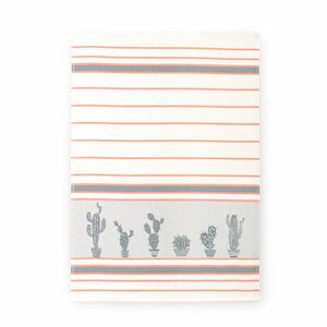 Zwoltex Unisex's Dish Towel In Package Arizona Tio2 Orange/Pattern