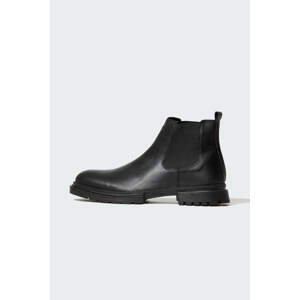 DEFACTO Faux Leather High Sole Boots