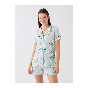 LC Waikiki Pajama Set - Green - Floral