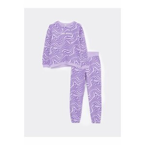 LC Waikiki Two-Piece Set - Purple - Relaxed fit