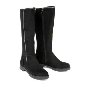 Capone Outfitters Women's Above Knee Stony Side Zipper Boots